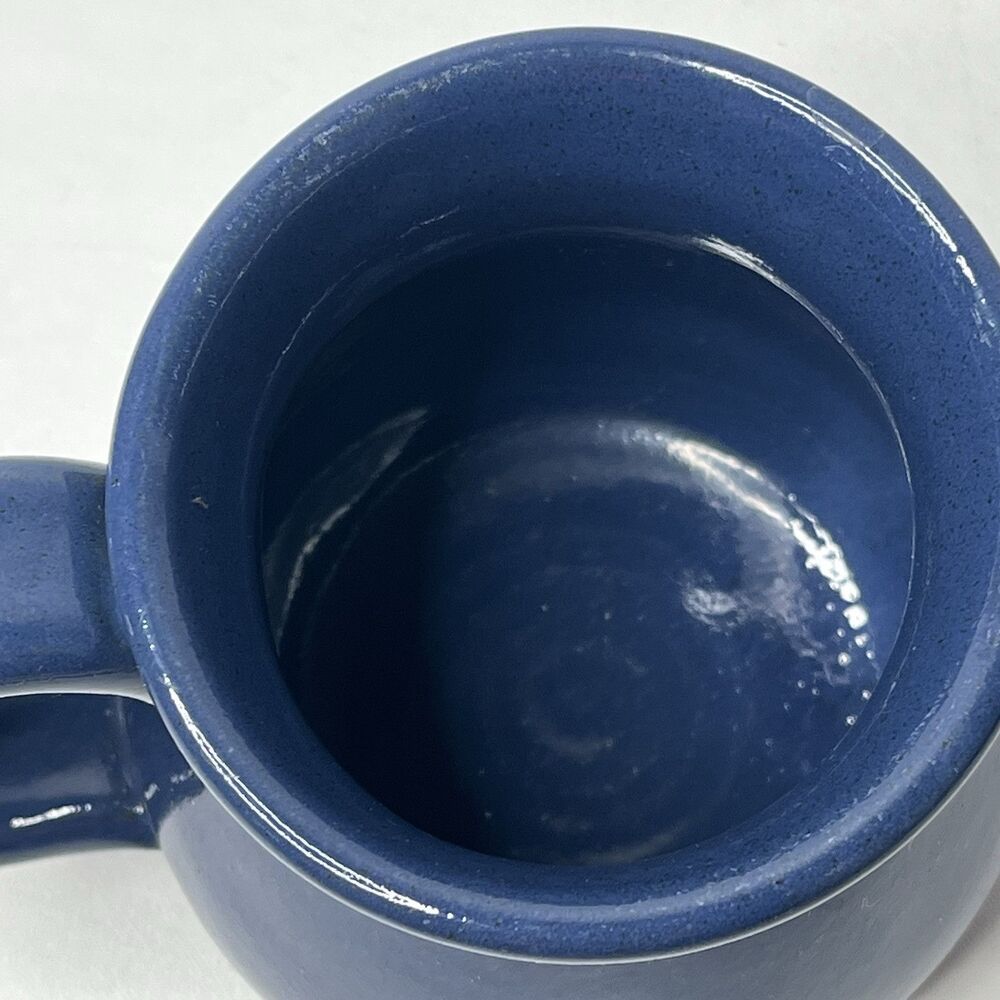 Vintage Sunset Hill Blue Stoneware Dinner Memorial State Park  Coffee Mug Cup - Picture 6 of 8